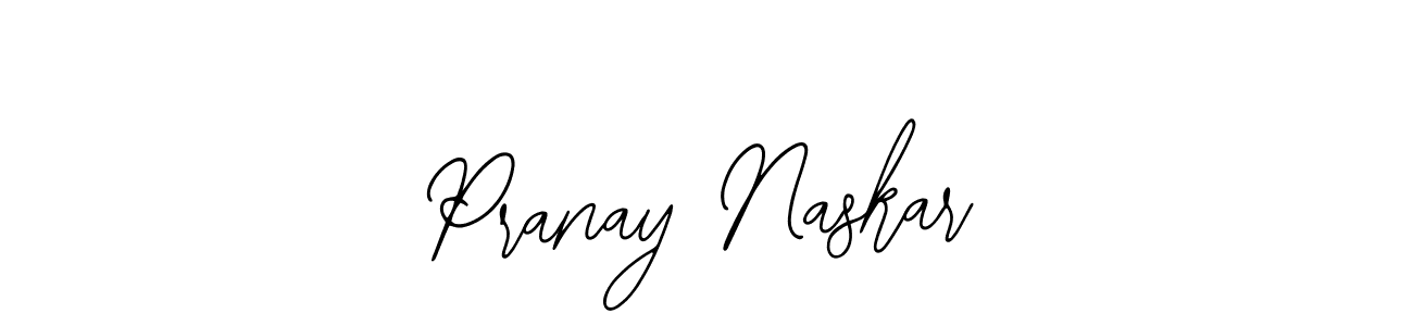 How to make Pranay Naskar name signature. Use Bearetta-2O07w style for creating short signs online. This is the latest handwritten sign. Pranay Naskar signature style 12 images and pictures png