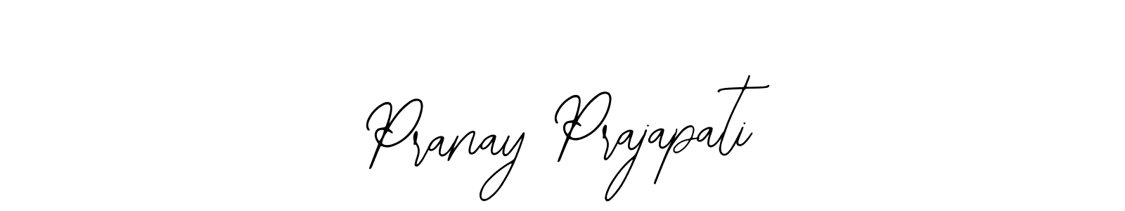 Bearetta-2O07w is a professional signature style that is perfect for those who want to add a touch of class to their signature. It is also a great choice for those who want to make their signature more unique. Get Pranay Prajapati name to fancy signature for free. Pranay Prajapati signature style 12 images and pictures png