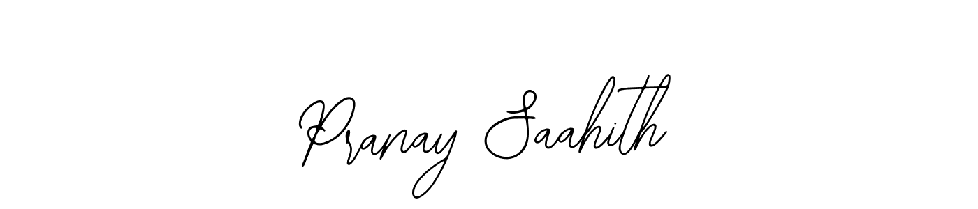 Also we have Pranay Saahith name is the best signature style. Create professional handwritten signature collection using Bearetta-2O07w autograph style. Pranay Saahith signature style 12 images and pictures png