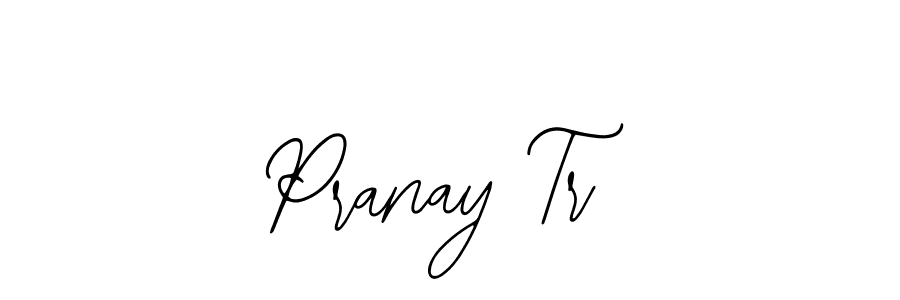 The best way (Bearetta-2O07w) to make a short signature is to pick only two or three words in your name. The name Pranay Tr include a total of six letters. For converting this name. Pranay Tr signature style 12 images and pictures png