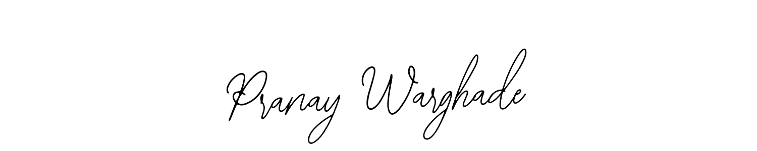 Make a beautiful signature design for name Pranay Warghade. With this signature (Bearetta-2O07w) style, you can create a handwritten signature for free. Pranay Warghade signature style 12 images and pictures png