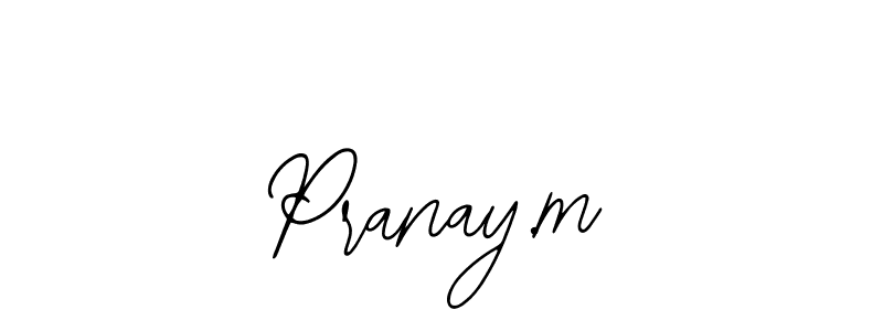 Create a beautiful signature design for name Pranay.m. With this signature (Bearetta-2O07w) fonts, you can make a handwritten signature for free. Pranay.m signature style 12 images and pictures png