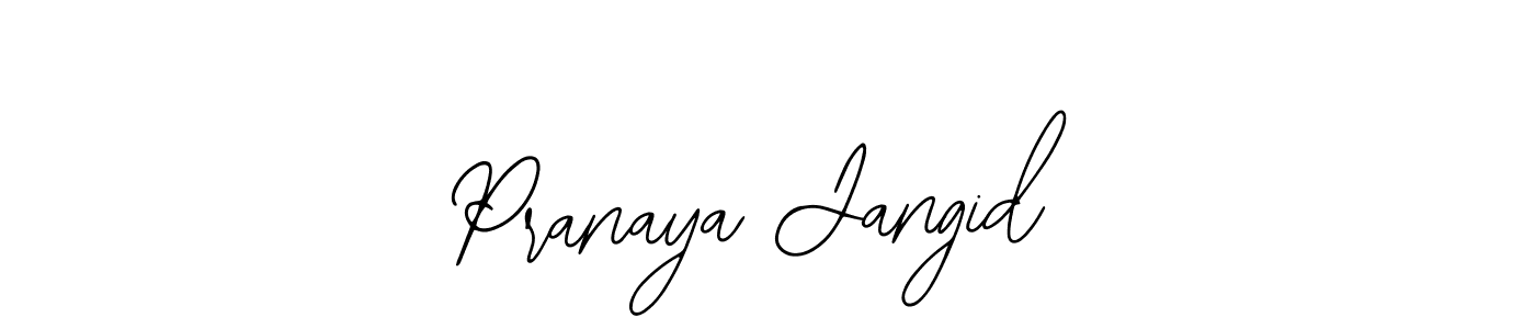 The best way (Bearetta-2O07w) to make a short signature is to pick only two or three words in your name. The name Pranaya Jangid include a total of six letters. For converting this name. Pranaya Jangid signature style 12 images and pictures png