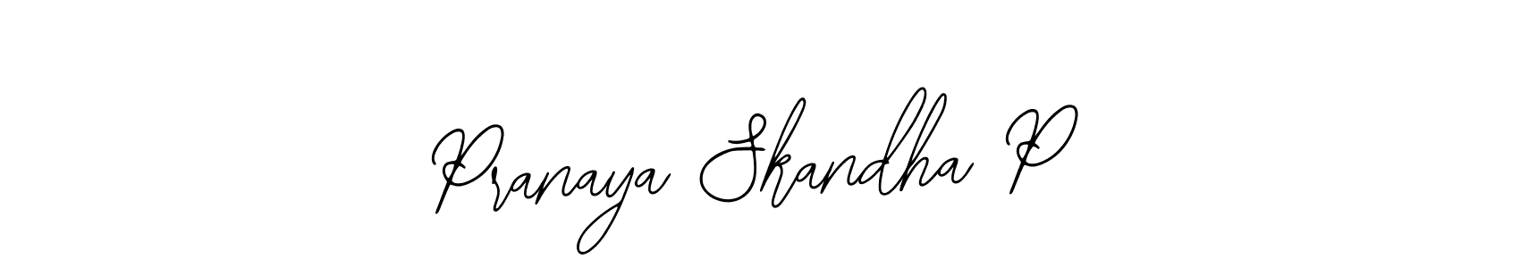 It looks lik you need a new signature style for name Pranaya Skandha P. Design unique handwritten (Bearetta-2O07w) signature with our free signature maker in just a few clicks. Pranaya Skandha P signature style 12 images and pictures png