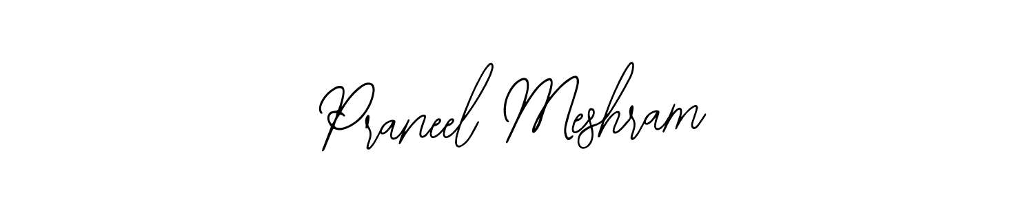 The best way (Bearetta-2O07w) to make a short signature is to pick only two or three words in your name. The name Praneel Meshram include a total of six letters. For converting this name. Praneel Meshram signature style 12 images and pictures png