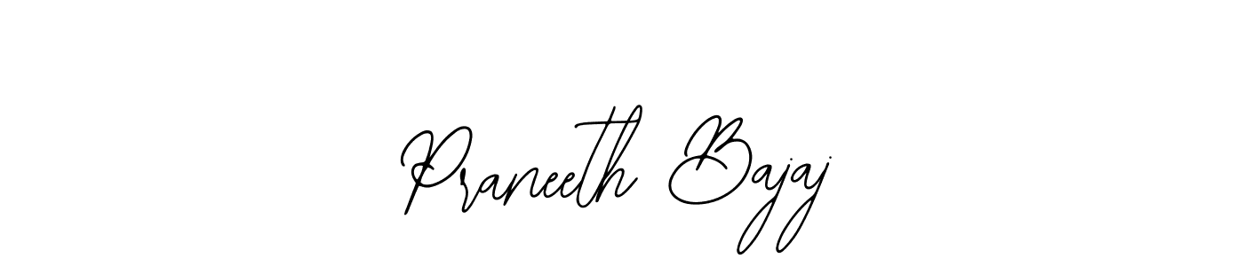 The best way (Bearetta-2O07w) to make a short signature is to pick only two or three words in your name. The name Praneeth Bajaj include a total of six letters. For converting this name. Praneeth Bajaj signature style 12 images and pictures png