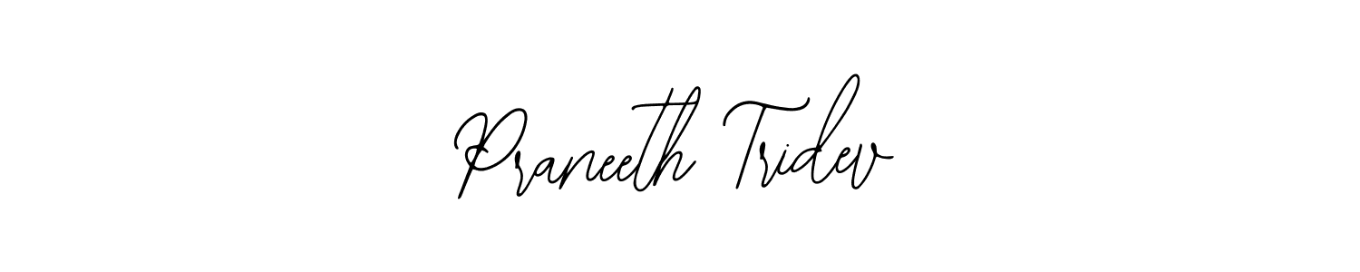How to Draw Praneeth Tridev signature style? Bearetta-2O07w is a latest design signature styles for name Praneeth Tridev. Praneeth Tridev signature style 12 images and pictures png