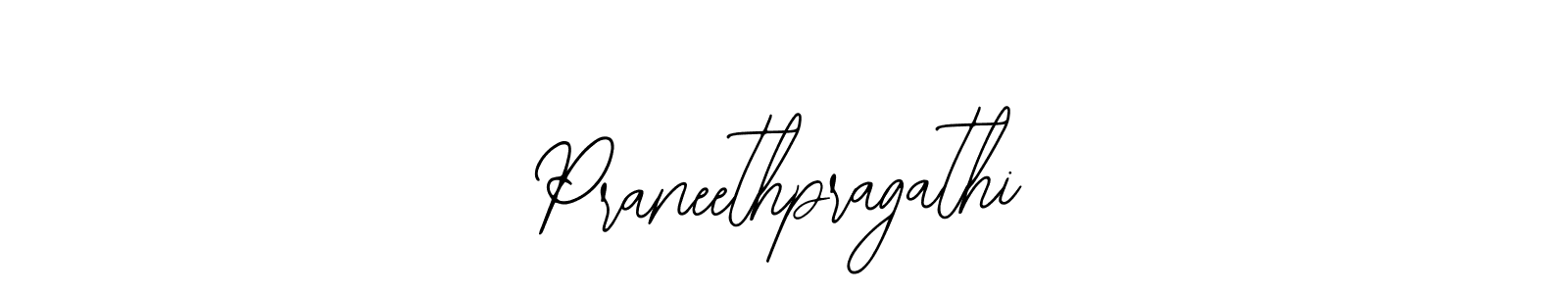 How to make Praneethpragathi signature? Bearetta-2O07w is a professional autograph style. Create handwritten signature for Praneethpragathi name. Praneethpragathi signature style 12 images and pictures png