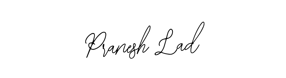 Make a beautiful signature design for name Pranesh Lad. With this signature (Bearetta-2O07w) style, you can create a handwritten signature for free. Pranesh Lad signature style 12 images and pictures png