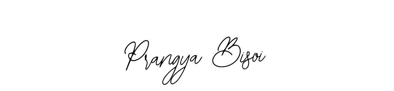 The best way (Bearetta-2O07w) to make a short signature is to pick only two or three words in your name. The name Prangya Bisoi include a total of six letters. For converting this name. Prangya Bisoi signature style 12 images and pictures png