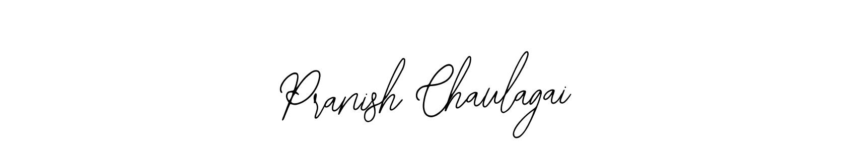 Create a beautiful signature design for name Pranish Chaulagai. With this signature (Bearetta-2O07w) fonts, you can make a handwritten signature for free. Pranish Chaulagai signature style 12 images and pictures png