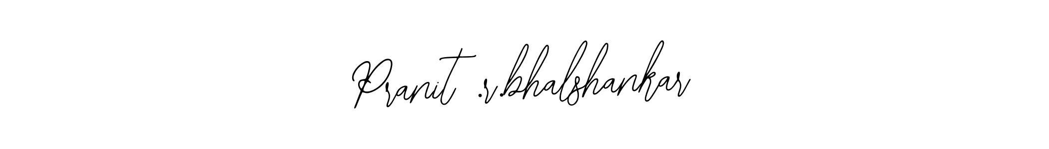 The best way (Bearetta-2O07w) to make a short signature is to pick only two or three words in your name. The name Pranit .r.bhalshankar include a total of six letters. For converting this name. Pranit .r.bhalshankar signature style 12 images and pictures png