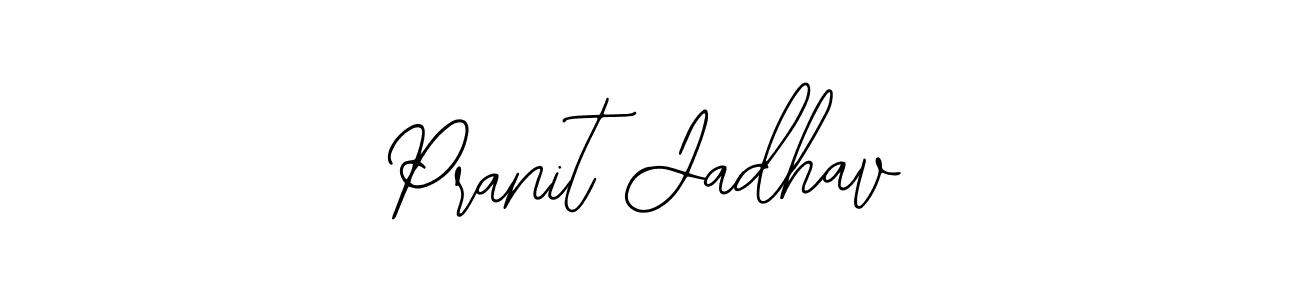 Similarly Bearetta-2O07w is the best handwritten signature design. Signature creator online .You can use it as an online autograph creator for name Pranit Jadhav. Pranit Jadhav signature style 12 images and pictures png