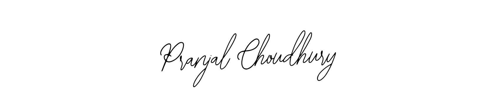 How to make Pranjal Choudhury name signature. Use Bearetta-2O07w style for creating short signs online. This is the latest handwritten sign. Pranjal Choudhury signature style 12 images and pictures png