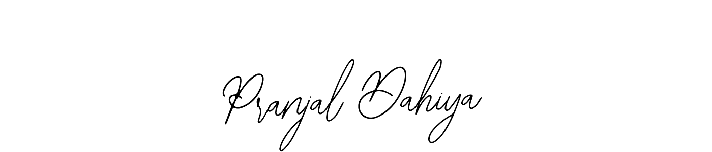 This is the best signature style for the Pranjal Dahiya name. Also you like these signature font (Bearetta-2O07w). Mix name signature. Pranjal Dahiya signature style 12 images and pictures png
