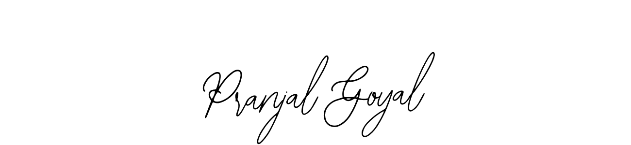Pranjal Goyal stylish signature style. Best Handwritten Sign (Bearetta-2O07w) for my name. Handwritten Signature Collection Ideas for my name Pranjal Goyal. Pranjal Goyal signature style 12 images and pictures png