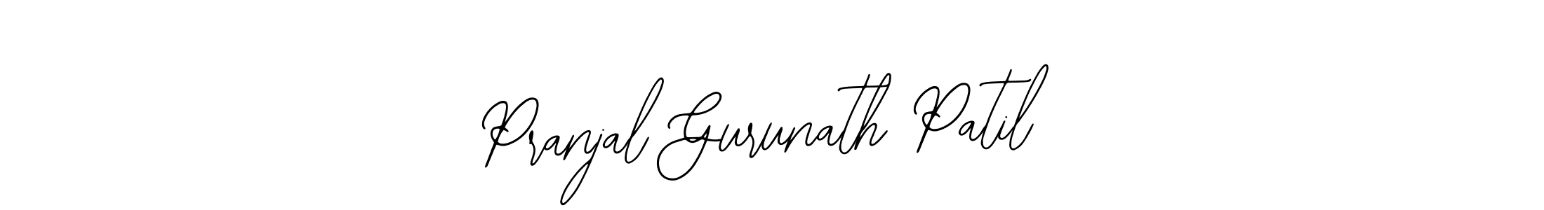 Pranjal Gurunath Patil stylish signature style. Best Handwritten Sign (Bearetta-2O07w) for my name. Handwritten Signature Collection Ideas for my name Pranjal Gurunath Patil. Pranjal Gurunath Patil signature style 12 images and pictures png