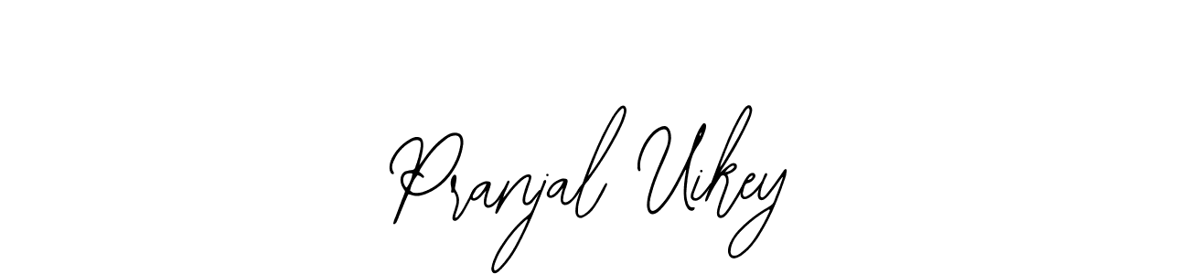 How to make Pranjal Uikey name signature. Use Bearetta-2O07w style for creating short signs online. This is the latest handwritten sign. Pranjal Uikey signature style 12 images and pictures png