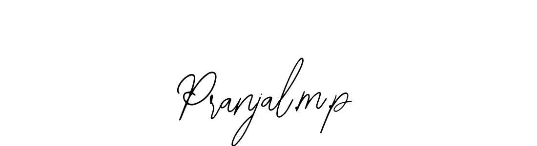 Also we have Pranjal.m.p name is the best signature style. Create professional handwritten signature collection using Bearetta-2O07w autograph style. Pranjal.m.p signature style 12 images and pictures png