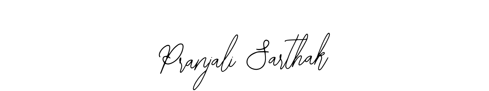 Make a short Pranjali Sarthak signature style. Manage your documents anywhere anytime using Bearetta-2O07w. Create and add eSignatures, submit forms, share and send files easily. Pranjali Sarthak signature style 12 images and pictures png