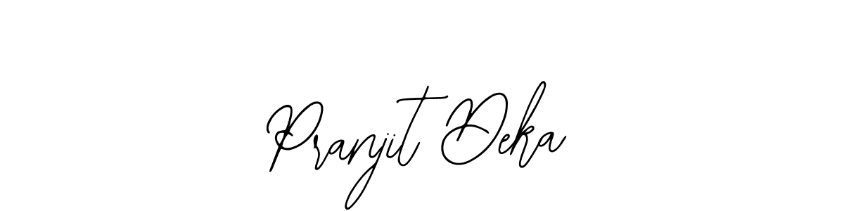 Make a beautiful signature design for name Pranjit Deka. Use this online signature maker to create a handwritten signature for free. Pranjit Deka signature style 12 images and pictures png