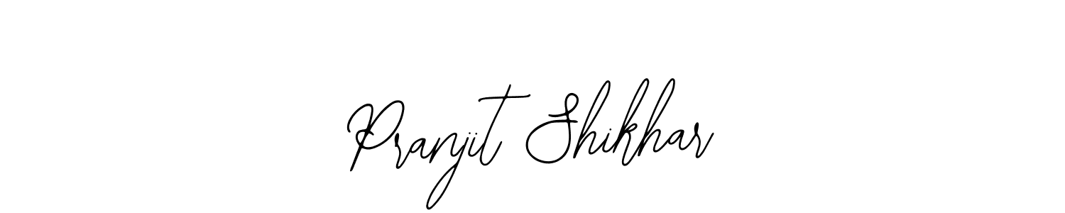 Pranjit Shikhar stylish signature style. Best Handwritten Sign (Bearetta-2O07w) for my name. Handwritten Signature Collection Ideas for my name Pranjit Shikhar. Pranjit Shikhar signature style 12 images and pictures png
