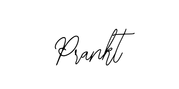 How to make Prankt name signature. Use Bearetta-2O07w style for creating short signs online. This is the latest handwritten sign. Prankt signature style 12 images and pictures png