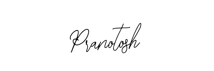 Use a signature maker to create a handwritten signature online. With this signature software, you can design (Bearetta-2O07w) your own signature for name Pranotosh. Pranotosh signature style 12 images and pictures png