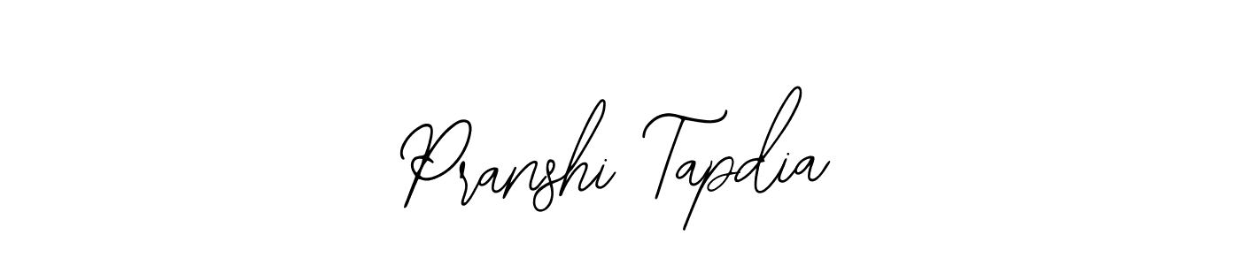 Make a short Pranshi Tapdia signature style. Manage your documents anywhere anytime using Bearetta-2O07w. Create and add eSignatures, submit forms, share and send files easily. Pranshi Tapdia signature style 12 images and pictures png