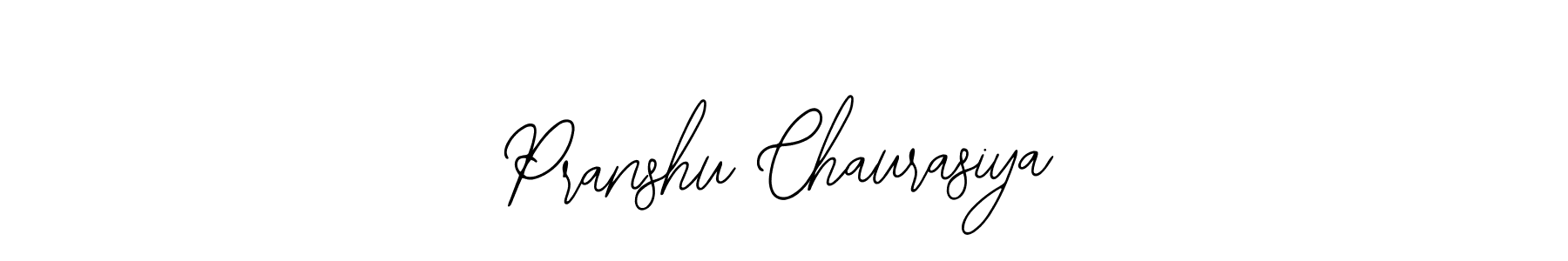 It looks lik you need a new signature style for name Pranshu Chaurasiya. Design unique handwritten (Bearetta-2O07w) signature with our free signature maker in just a few clicks. Pranshu Chaurasiya signature style 12 images and pictures png