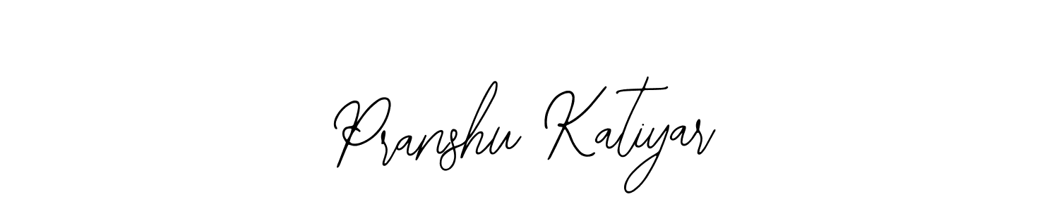 Use a signature maker to create a handwritten signature online. With this signature software, you can design (Bearetta-2O07w) your own signature for name Pranshu Katiyar. Pranshu Katiyar signature style 12 images and pictures png