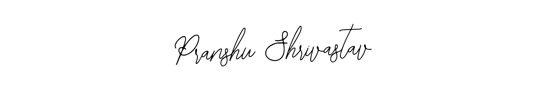 How to make Pranshu Shrivastav name signature. Use Bearetta-2O07w style for creating short signs online. This is the latest handwritten sign. Pranshu Shrivastav signature style 12 images and pictures png