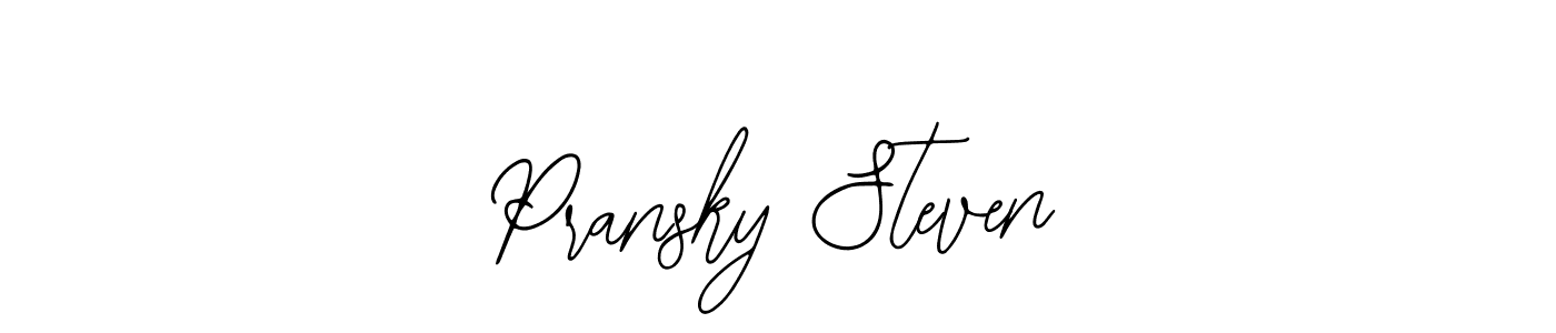Pransky Steven stylish signature style. Best Handwritten Sign (Bearetta-2O07w) for my name. Handwritten Signature Collection Ideas for my name Pransky Steven. Pransky Steven signature style 12 images and pictures png