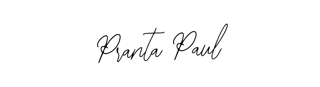 How to Draw Pranta Paul signature style? Bearetta-2O07w is a latest design signature styles for name Pranta Paul. Pranta Paul signature style 12 images and pictures png