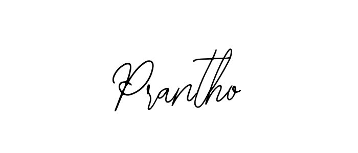 Prantho stylish signature style. Best Handwritten Sign (Bearetta-2O07w) for my name. Handwritten Signature Collection Ideas for my name Prantho. Prantho signature style 12 images and pictures png
