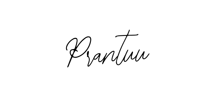 Design your own signature with our free online signature maker. With this signature software, you can create a handwritten (Bearetta-2O07w) signature for name Prantuu. Prantuu signature style 12 images and pictures png