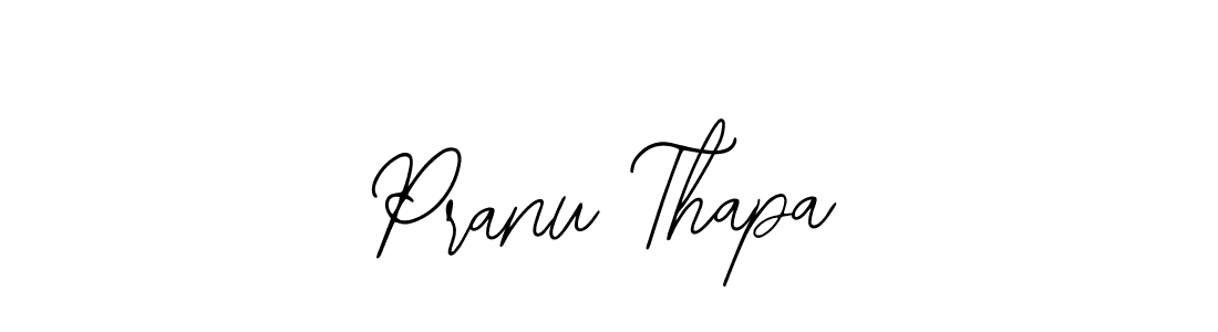 if you are searching for the best signature style for your name Pranu Thapa. so please give up your signature search. here we have designed multiple signature styles  using Bearetta-2O07w. Pranu Thapa signature style 12 images and pictures png