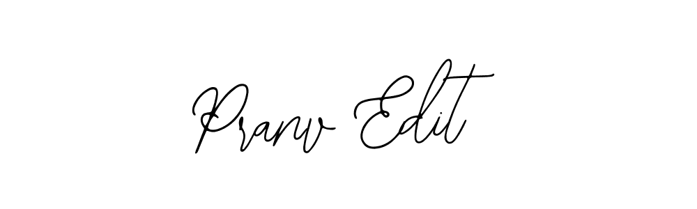 Make a beautiful signature design for name Pranv Edit. With this signature (Bearetta-2O07w) style, you can create a handwritten signature for free. Pranv Edit signature style 12 images and pictures png