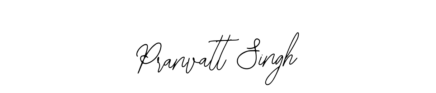 How to make Pranvatt Singh signature? Bearetta-2O07w is a professional autograph style. Create handwritten signature for Pranvatt Singh name. Pranvatt Singh signature style 12 images and pictures png