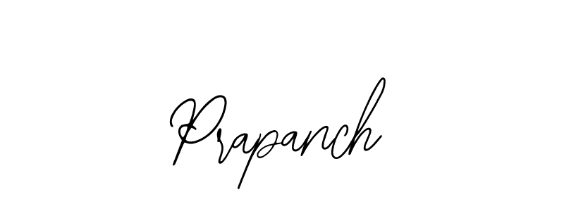Use a signature maker to create a handwritten signature online. With this signature software, you can design (Bearetta-2O07w) your own signature for name Prapanch. Prapanch signature style 12 images and pictures png