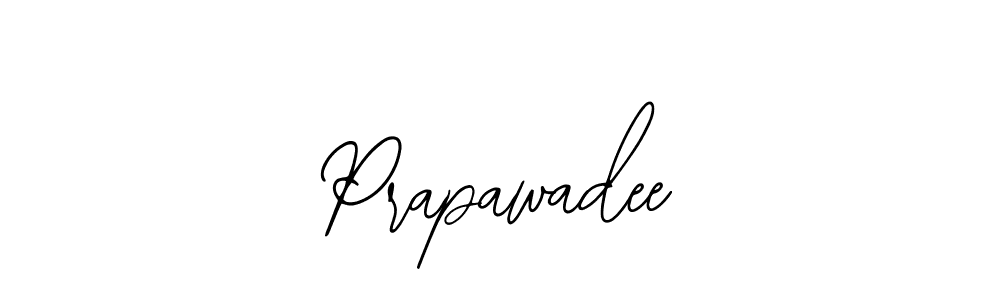 How to make Prapawadee name signature. Use Bearetta-2O07w style for creating short signs online. This is the latest handwritten sign. Prapawadee signature style 12 images and pictures png