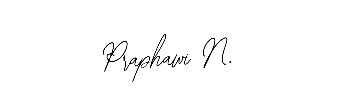 Use a signature maker to create a handwritten signature online. With this signature software, you can design (Bearetta-2O07w) your own signature for name Praphawi N.. Praphawi N. signature style 12 images and pictures png