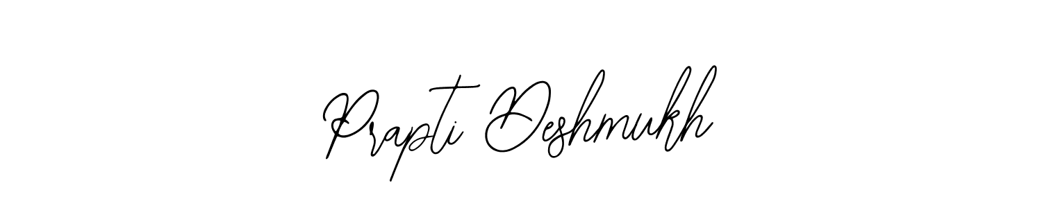 Design your own signature with our free online signature maker. With this signature software, you can create a handwritten (Bearetta-2O07w) signature for name Prapti Deshmukh. Prapti Deshmukh signature style 12 images and pictures png