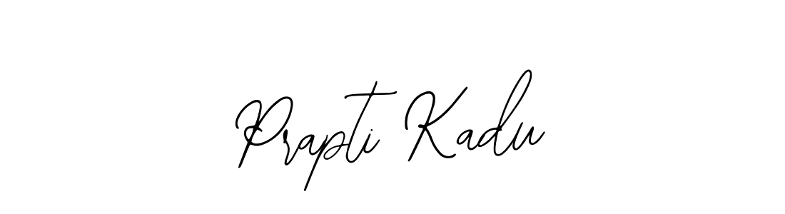 Make a short Prapti Kadu signature style. Manage your documents anywhere anytime using Bearetta-2O07w. Create and add eSignatures, submit forms, share and send files easily. Prapti Kadu signature style 12 images and pictures png