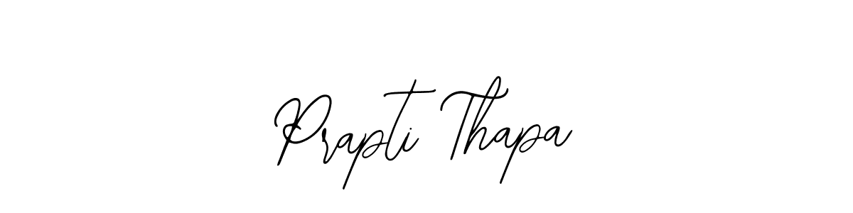 It looks lik you need a new signature style for name Prapti Thapa. Design unique handwritten (Bearetta-2O07w) signature with our free signature maker in just a few clicks. Prapti Thapa signature style 12 images and pictures png