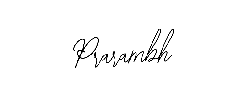Make a beautiful signature design for name Prarambh. Use this online signature maker to create a handwritten signature for free. Prarambh signature style 12 images and pictures png