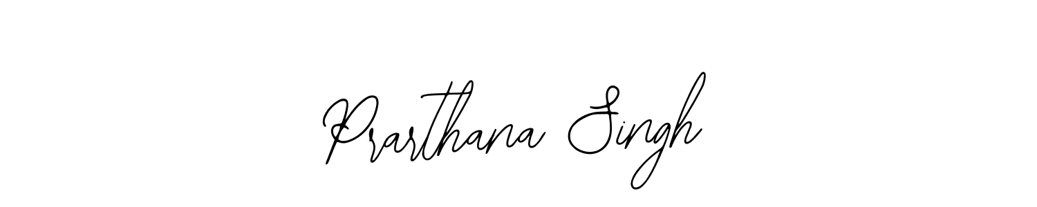 How to make Prarthana Singh name signature. Use Bearetta-2O07w style for creating short signs online. This is the latest handwritten sign. Prarthana Singh signature style 12 images and pictures png