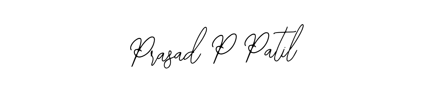 Use a signature maker to create a handwritten signature online. With this signature software, you can design (Bearetta-2O07w) your own signature for name Prasad P Patil. Prasad P Patil signature style 12 images and pictures png