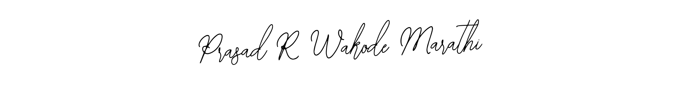 The best way (Bearetta-2O07w) to make a short signature is to pick only two or three words in your name. The name Prasad R Wakode Marathi include a total of six letters. For converting this name. Prasad R Wakode Marathi signature style 12 images and pictures png