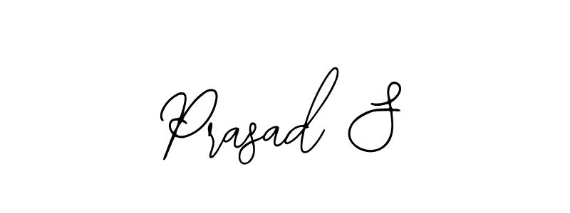 You should practise on your own different ways (Bearetta-2O07w) to write your name (Prasad S) in signature. don't let someone else do it for you. Prasad S signature style 12 images and pictures png